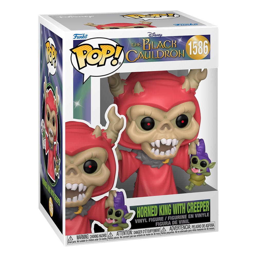 Taran und der Zauberkessel POP! Disney Vinyl Figur Horned King w/Creeper 9 cm Image 2