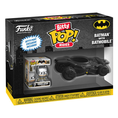 DC Comics Bitty POP! Rides Vinyl Figur Batman w/Batmobile 2,5 cm Image 3