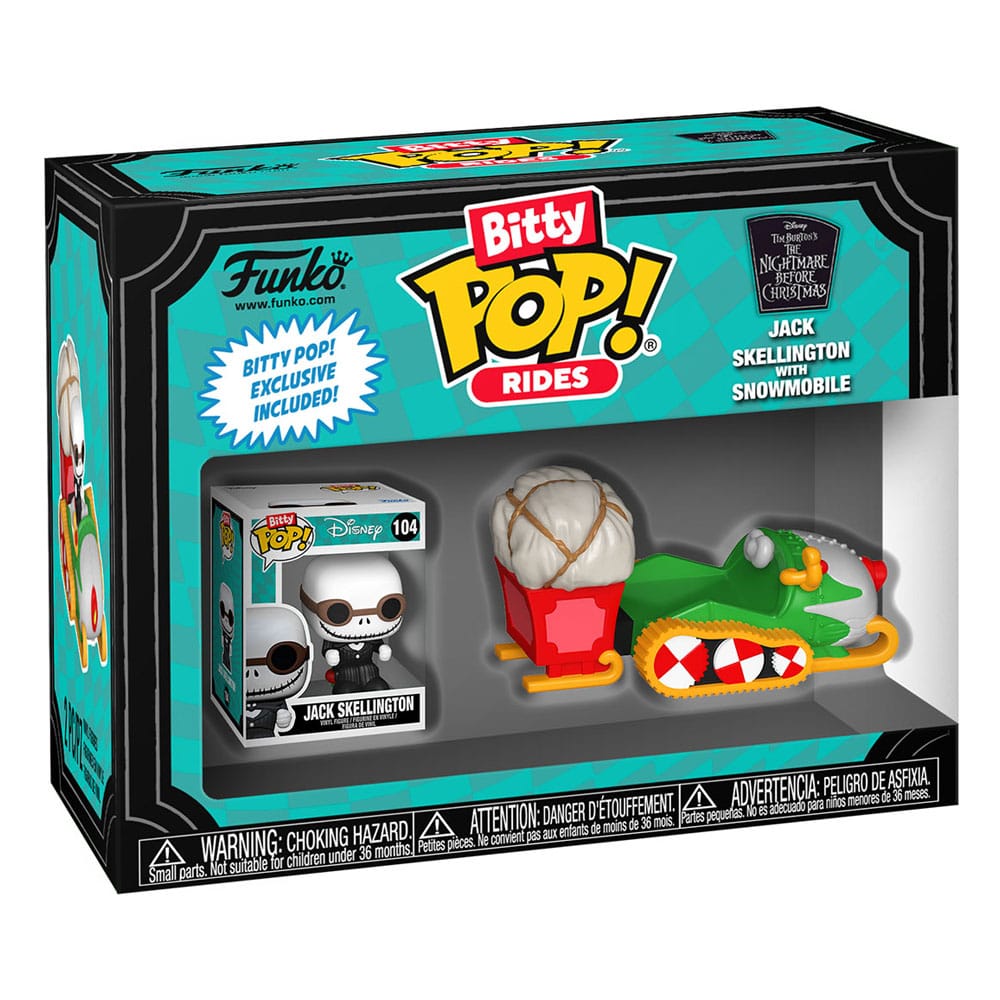 Nightmare before Christmas POP! Rides Vinyl Figur Jack Skellington w/Snowmobile 2,5 cm Image 4