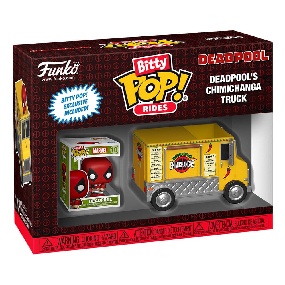 Marvel POP! Rides Vinyl Figur Deadpool w/Chimichanga Truck 2,5 cm Image 3