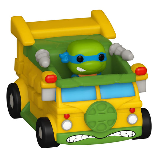 Teenage Mutant Ninja Turtles POP! Rides Vinyl Figur Leonardo w/Van 2,5 cm Image 1