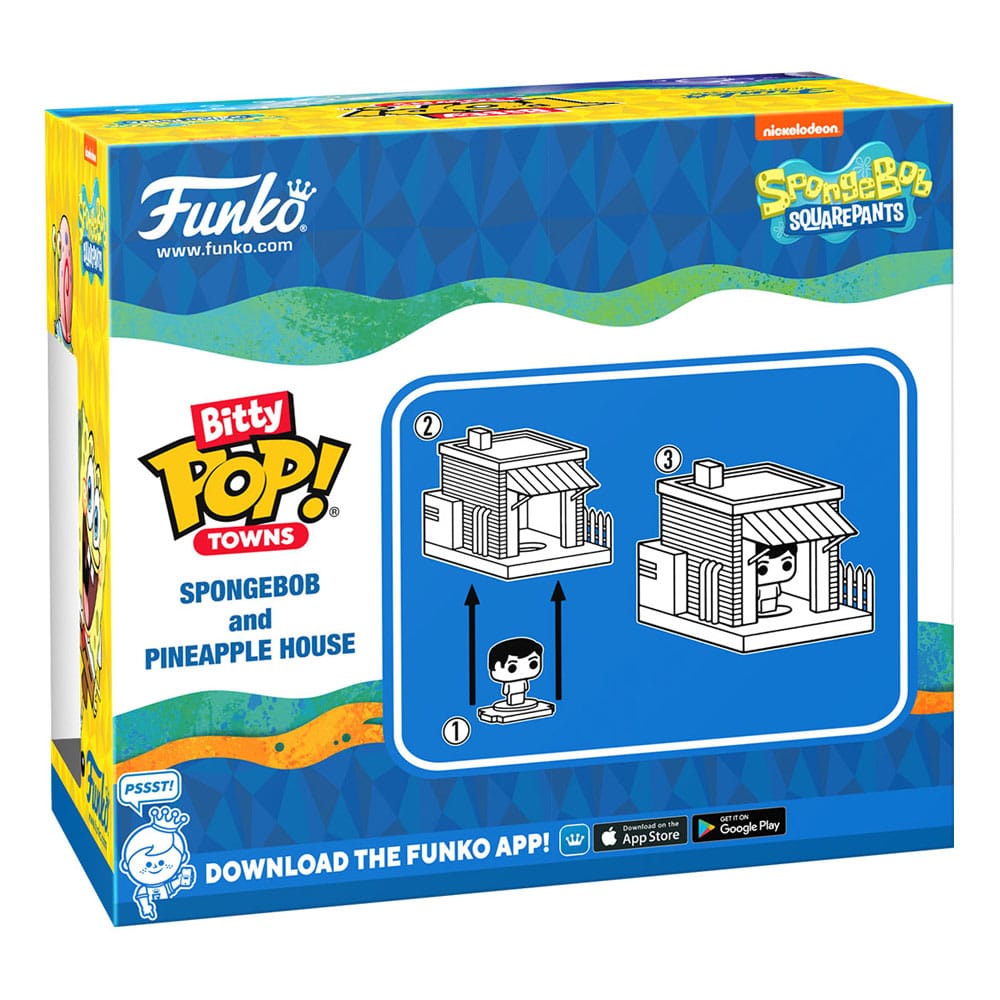 Spongebob Bitty POP! Town Vinyl Figur Spongebob at Home Image 2