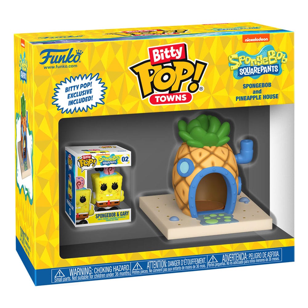 Spongebob Bitty POP! Town Vinyl Figur Spongebob at Home Image 3