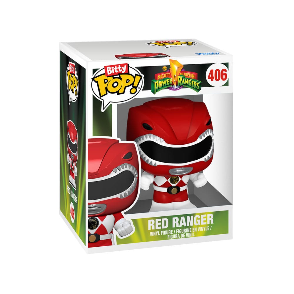 Mighty Morphin Power Rangers Bitty POP! Bots Figuren 4er-Pack Megazord with Red Ranger 2,5 cm Image 4