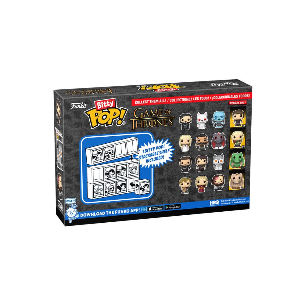 Game of Thrones Bitty POP! Vinyl Figuren 4er-Pack Jon Snow 2,5 cm Image 3