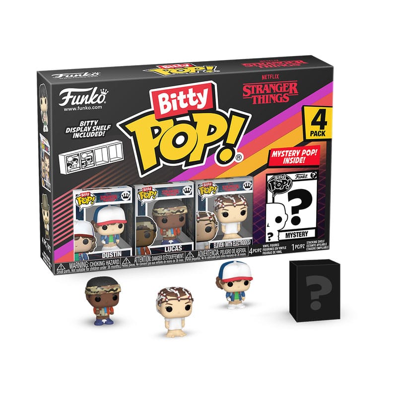 Stranger Things Bitty POP! Vinyl Figuren 4er-Pack Dustin 2,5 cm Image 1