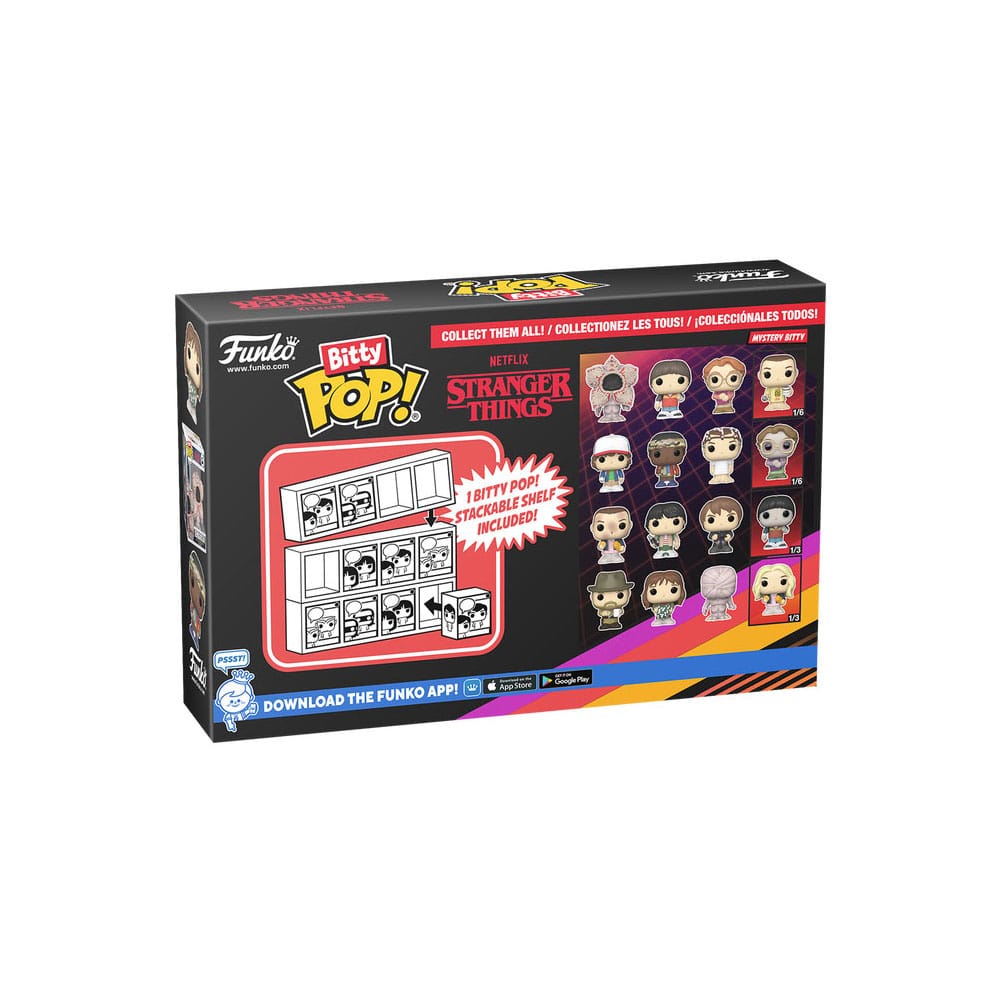 Stranger Things Bitty POP! Vinyl Figuren 4er-Pack Hopper 2,5 cm Image 3