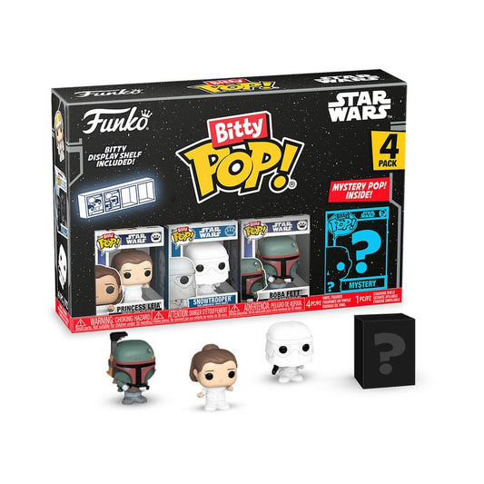 Star Wars Bitty POP! Vinyl Figuren 4er-Pack Leia 2,5 cm Image 1