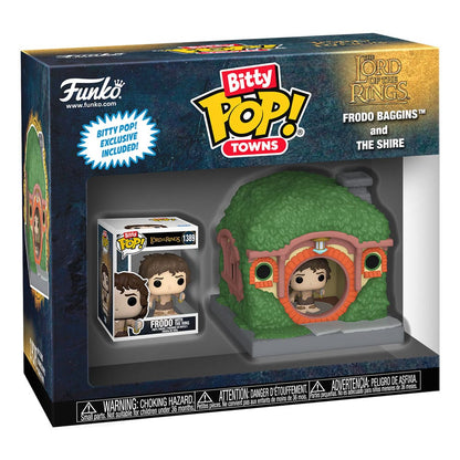 Herr der Ringe Bitty POP! Town Vinyl Figur Frodo at Shire Image 3