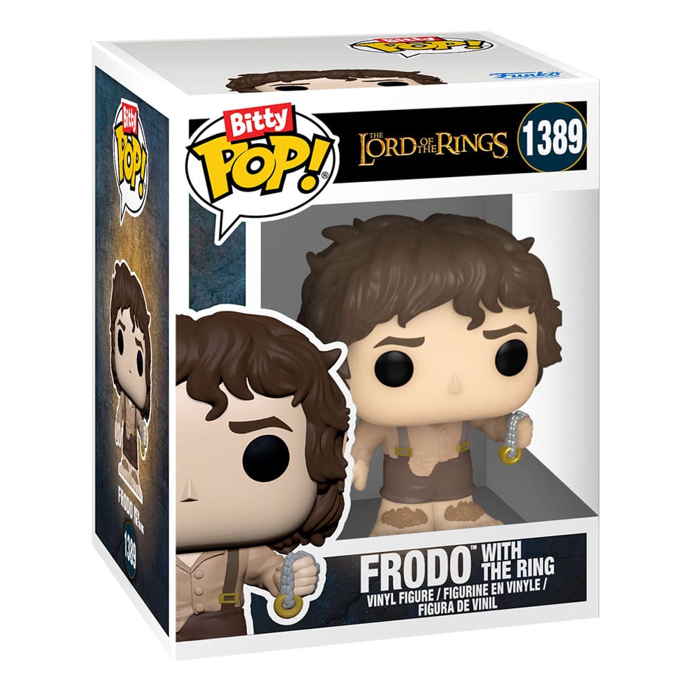 Herr der Ringe Bitty POP! Town Vinyl Figur Frodo at Shire Image 5