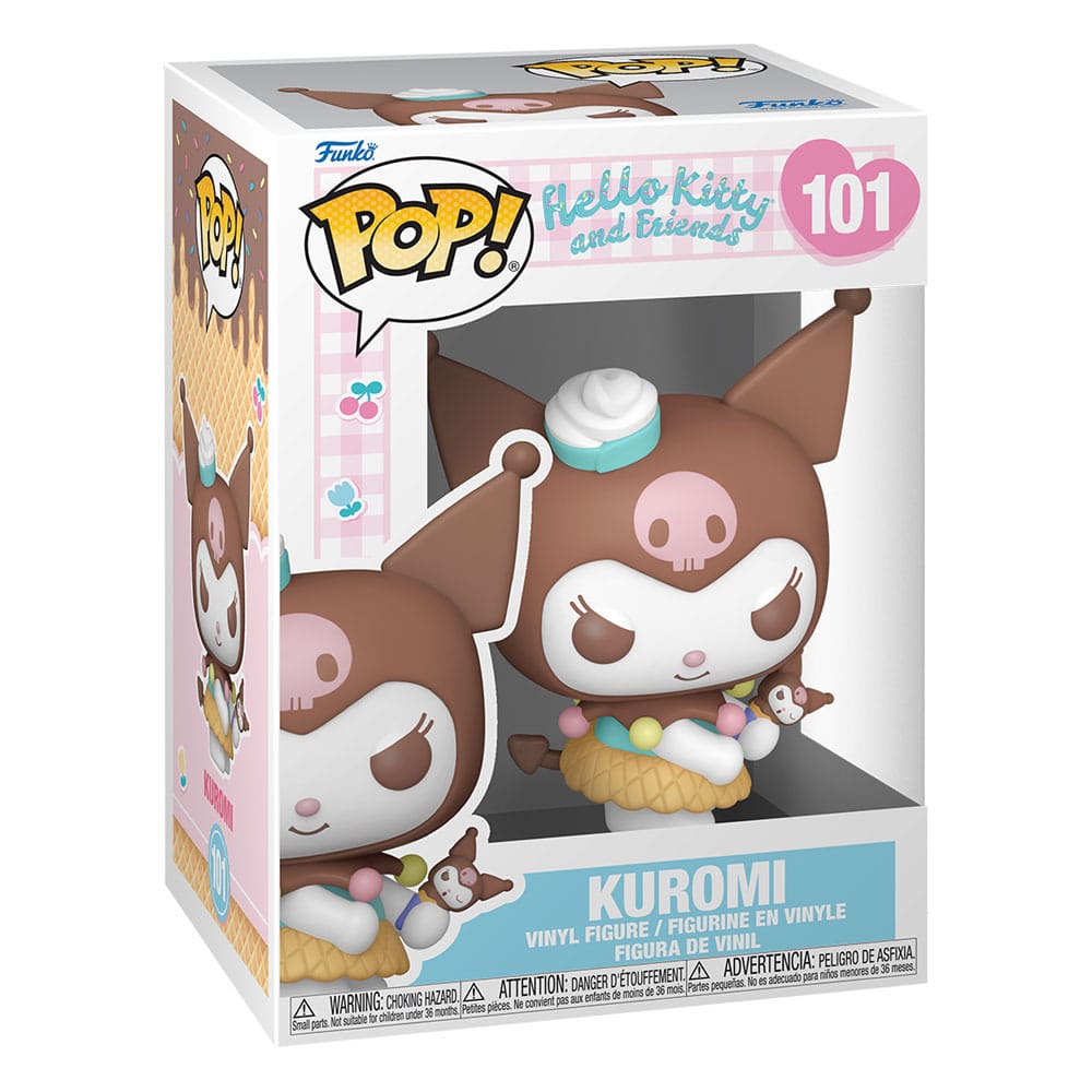 Sanrio POP! Animation Vinyl Figur Hello Kitty- Kuromi(IC) 9 cm Image 2