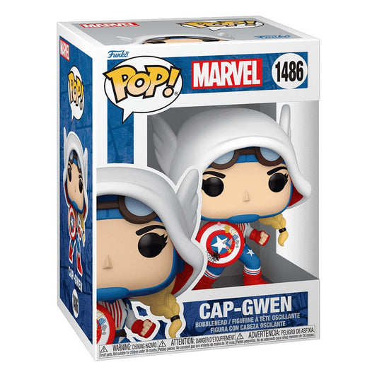 Marvel POP! Vinyl Figur Cap-Gwen 9 cm Image 2