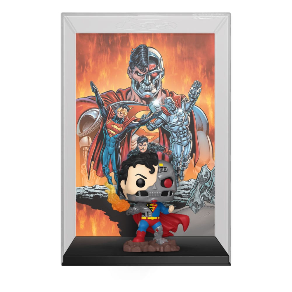 DC Comics POP! Comic Cover Vinyl Figur Cyborg Superman 9 cm Image 1