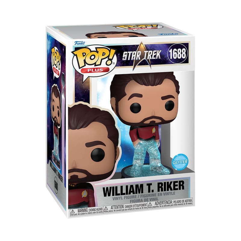 Star Trek Transporter POP! Plus Movies Vinyl Figur Riker 9 cm Image 2