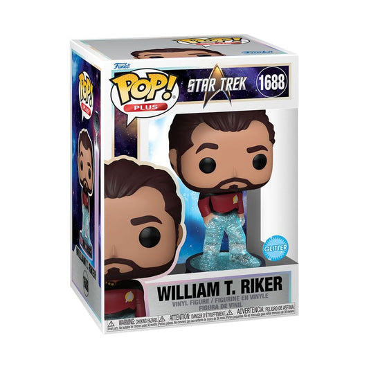 Star Trek Transporter POP! Plus Movies Vinyl Figur Riker 9 cm Image 2
