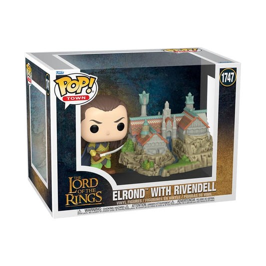 Der Herr der Ringe POP! Town Vinyl Figur Elrond & Rivendell 9 cm Image 2