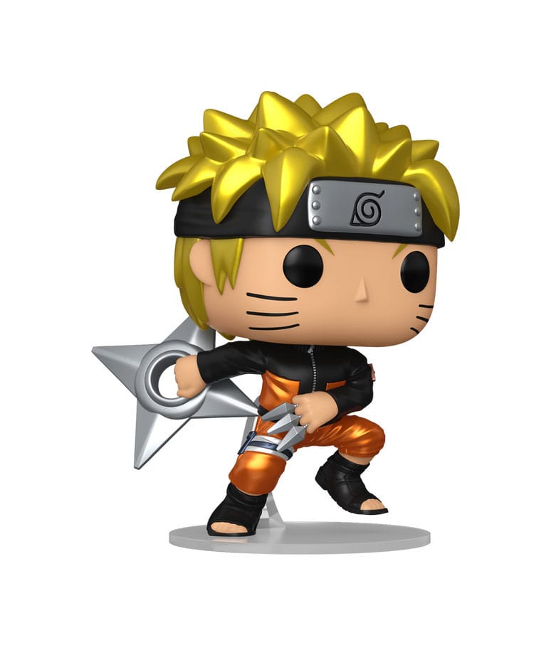 Naruto POP! Animation Vinyl Figur Naruto(Shrkn) w/CH 9 cm Sortiment (6) Image 3