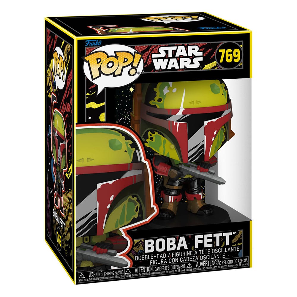 Star Wars : Book of Boba Fett POP! TV Vinyl Figur Boba Fett(Retro) 9 cm Image 2
