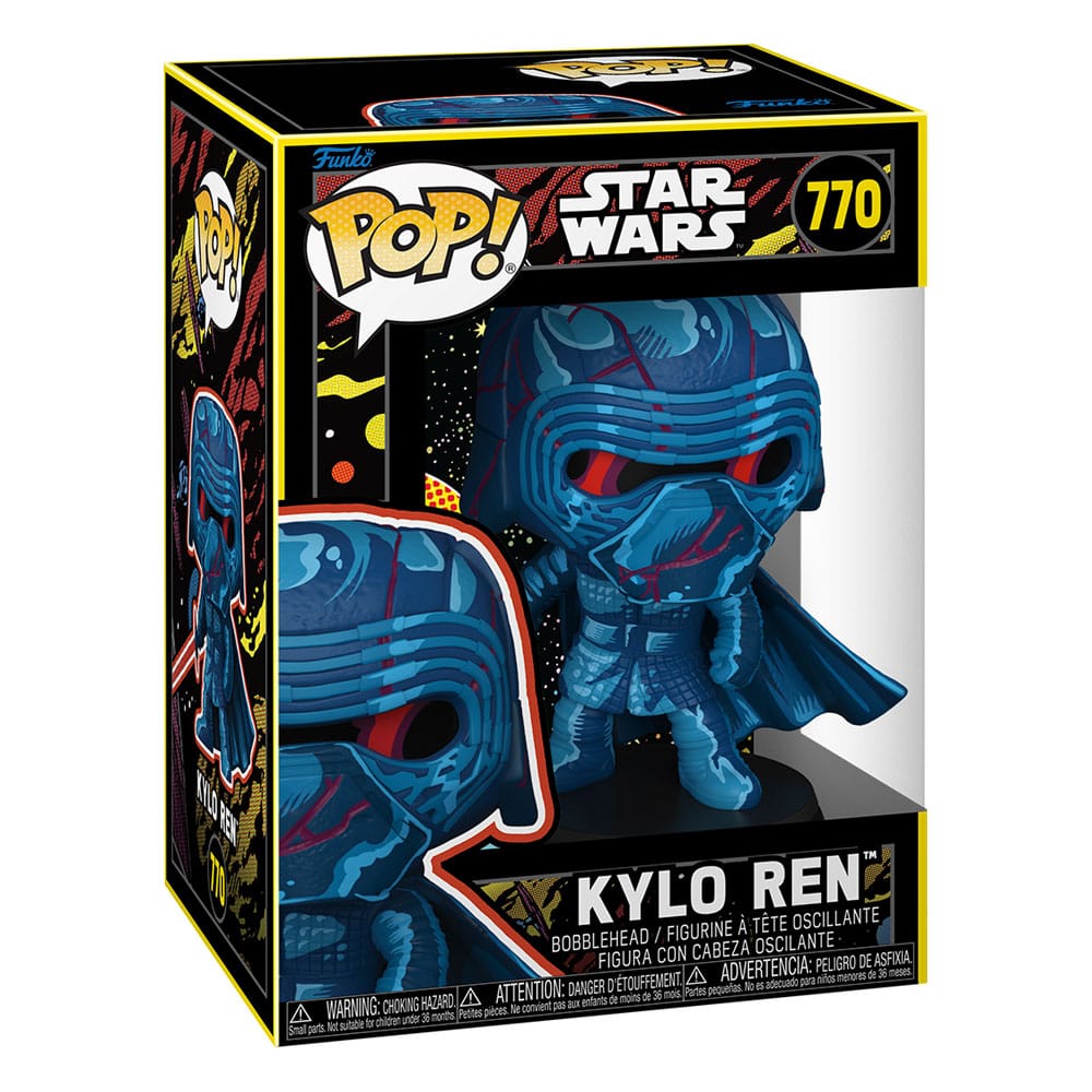Star Wars  POP! Movie Vinyl Figur Kylo Ren(Retro) 9 cm Image 2