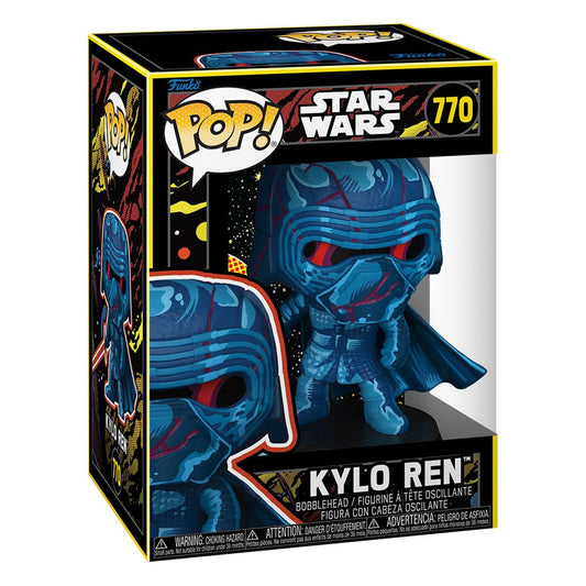 Star Wars  POP! Movie Vinyl Figur Kylo Ren(Retro) 9 cm Image 2