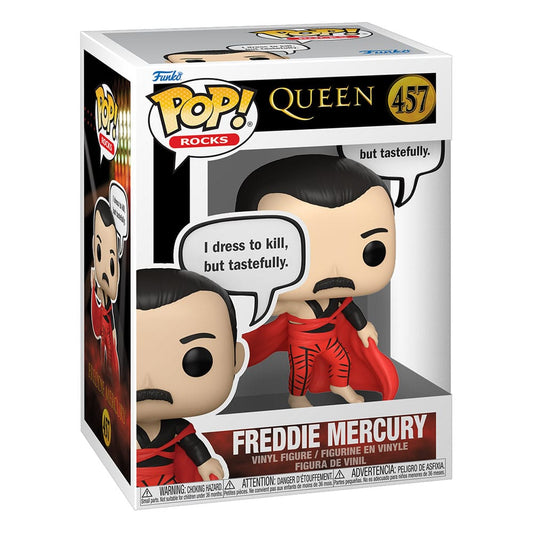 Queen POP! Rocks Vinyl Figur Freddie Mercury (I Dress to Kill) 9 cm Image 2