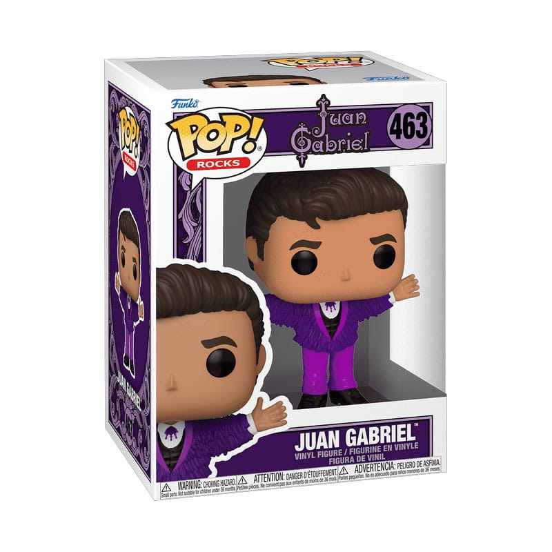 Juan Gabriel POP! Rocks Vinyl Figur Purple Outfit 9 cm Image 2