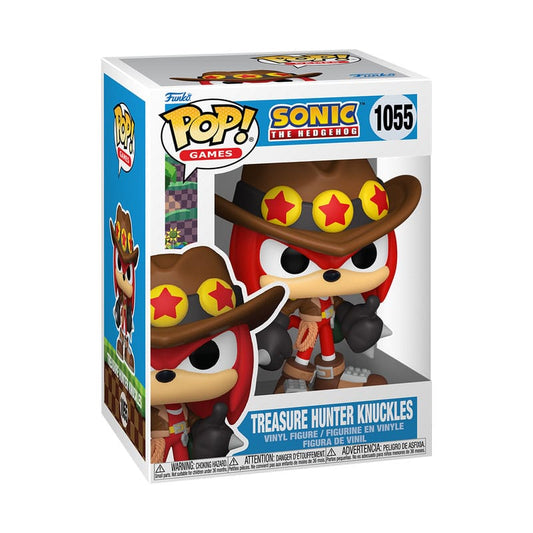 Sonic the Hedgehog POP! Games Vinyl Figur Treasure Hunter Knuckles 9 cm Image 2