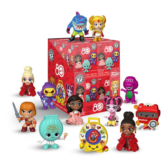 Mattel Retro Toys Mystery Minis Vinyl Minifiguren 6 cm Display (12) Image 1