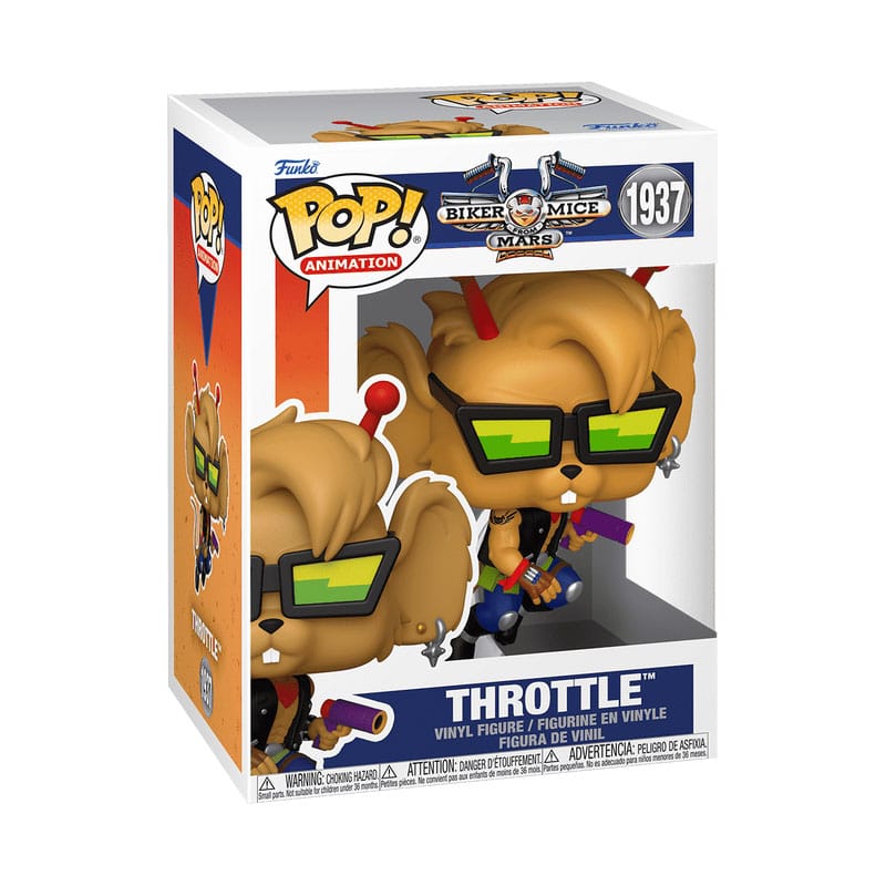 Biker Mice From Mars Pop! Animation Vinyl Figur Throttle 9 cm Image 2