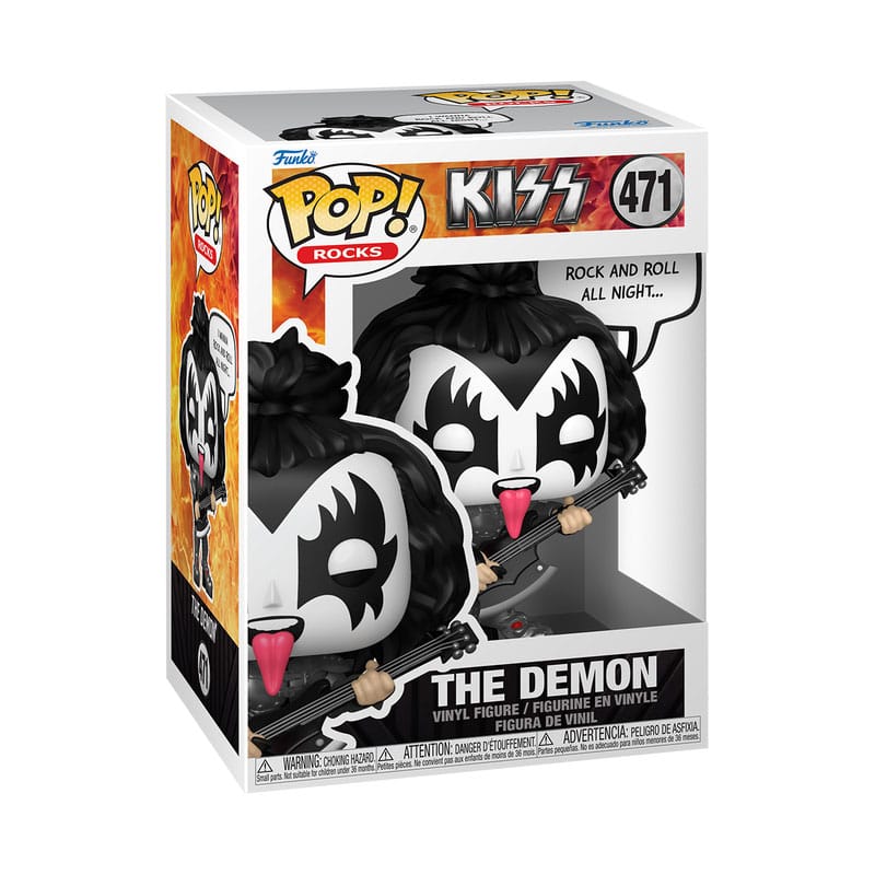 KISS POP! Sayings Vinyl Figur The Demon(R&R All Night) 9 cm Image 2