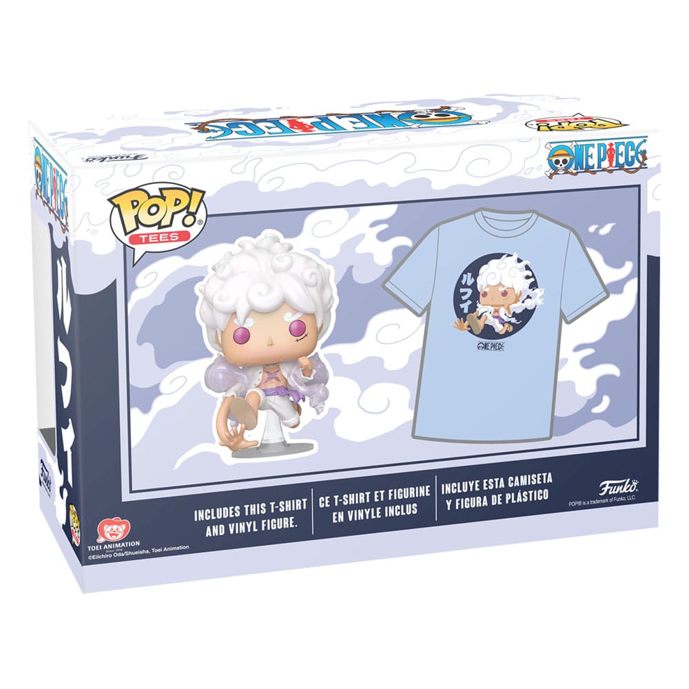 One Piece POP! & Tee Vinyl Figur & T-Shirt Set Luffy Fifth Gear Größe S Image 2