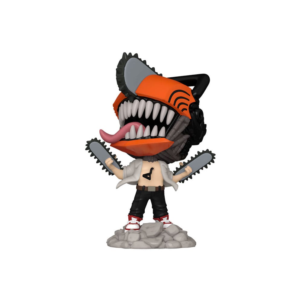 Chainsaw Man POP! & Tee Vinyl Figur & T-Shirt Set Chainsaw Man Leaping Größe XL Image 3