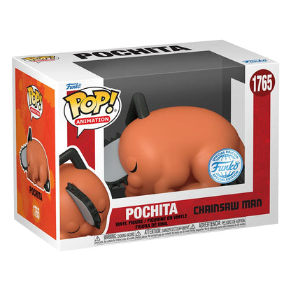 Chainsaw Man POP! Movies Vinyl Figur Sleeping Pochita heo Exclusive 9 cm Image 2