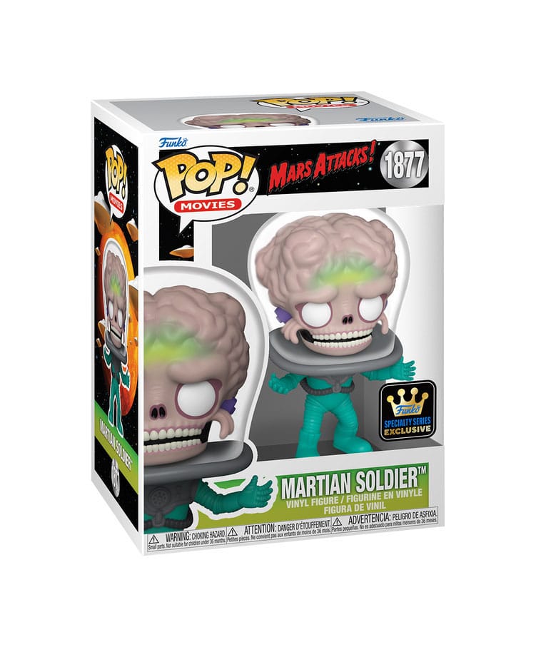 Mars Attacks POP! Animation Vinyl Figur Soldier w/CH(GW) 9 cm Sortiment (6) Image 2
