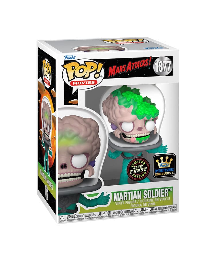 Mars Attacks POP! Animation Vinyl Figur Soldier w/CH(GW) 9 cm Sortiment (6) Image 4