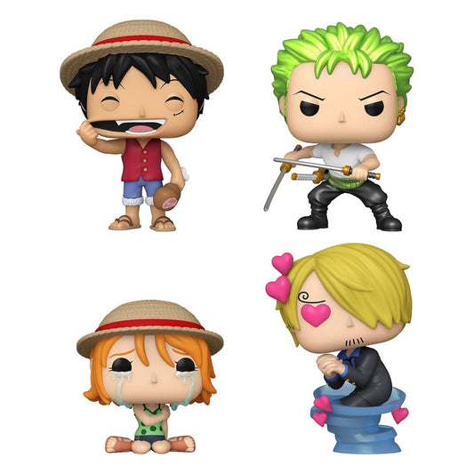 One Piece POP! Animation Vinyl Figuren 4er-Pack Refresh 4PK(EMEA) 9 cm Image 1
