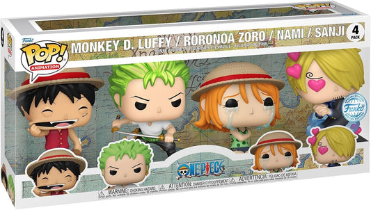 One Piece POP! Animation Vinyl Figuren 4er-Pack Refresh 4PK(EMEA) 9 cm Image 2