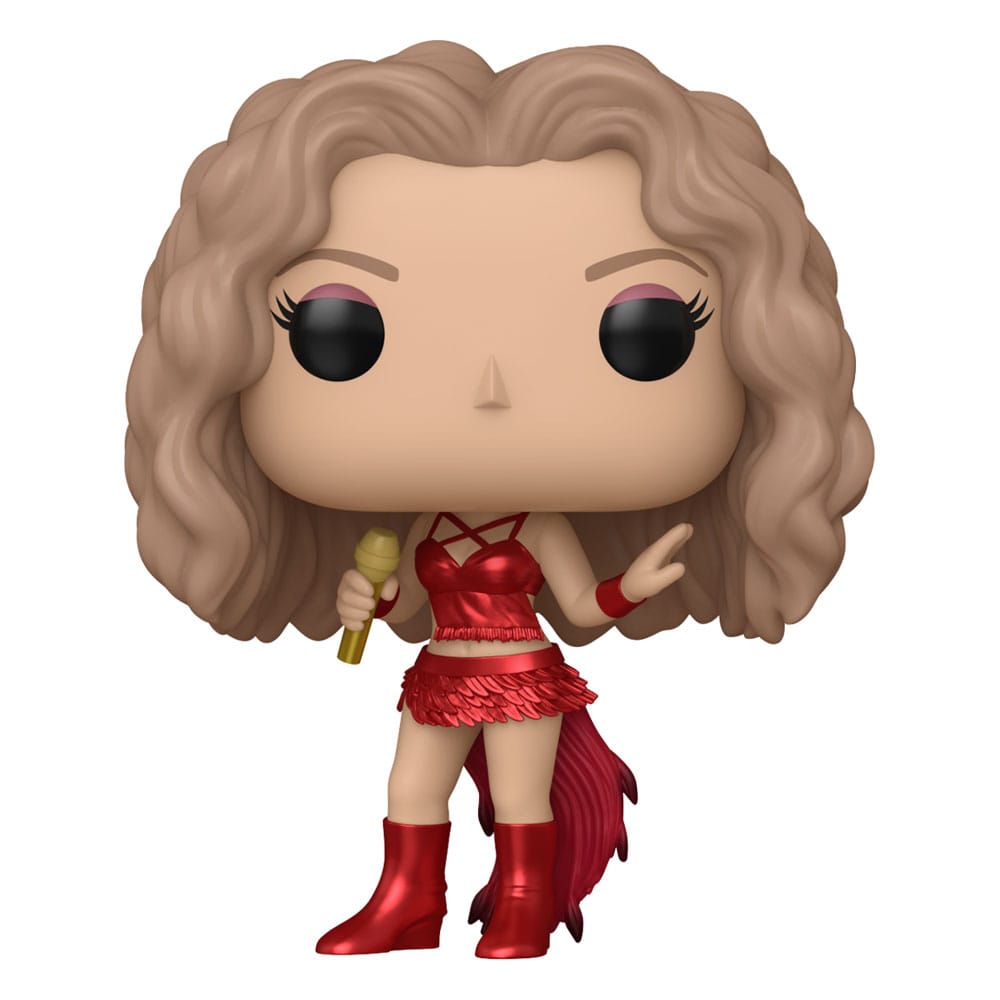 Shakira POP! Rocks Vinyl Figur Shakira(Super Bowl) (Metallic) 9 cm Image 1