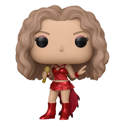 Shakira POP! Rocks Vinyl Figur Shakira(Super Bowl) (Metallic) 9 cm Image 1