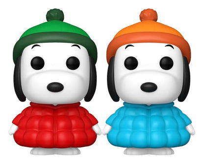 Peanuts POP! Animation Vinyl Figur Snqy in Coat w/CH 9 cm Sortiment (6) Image 1