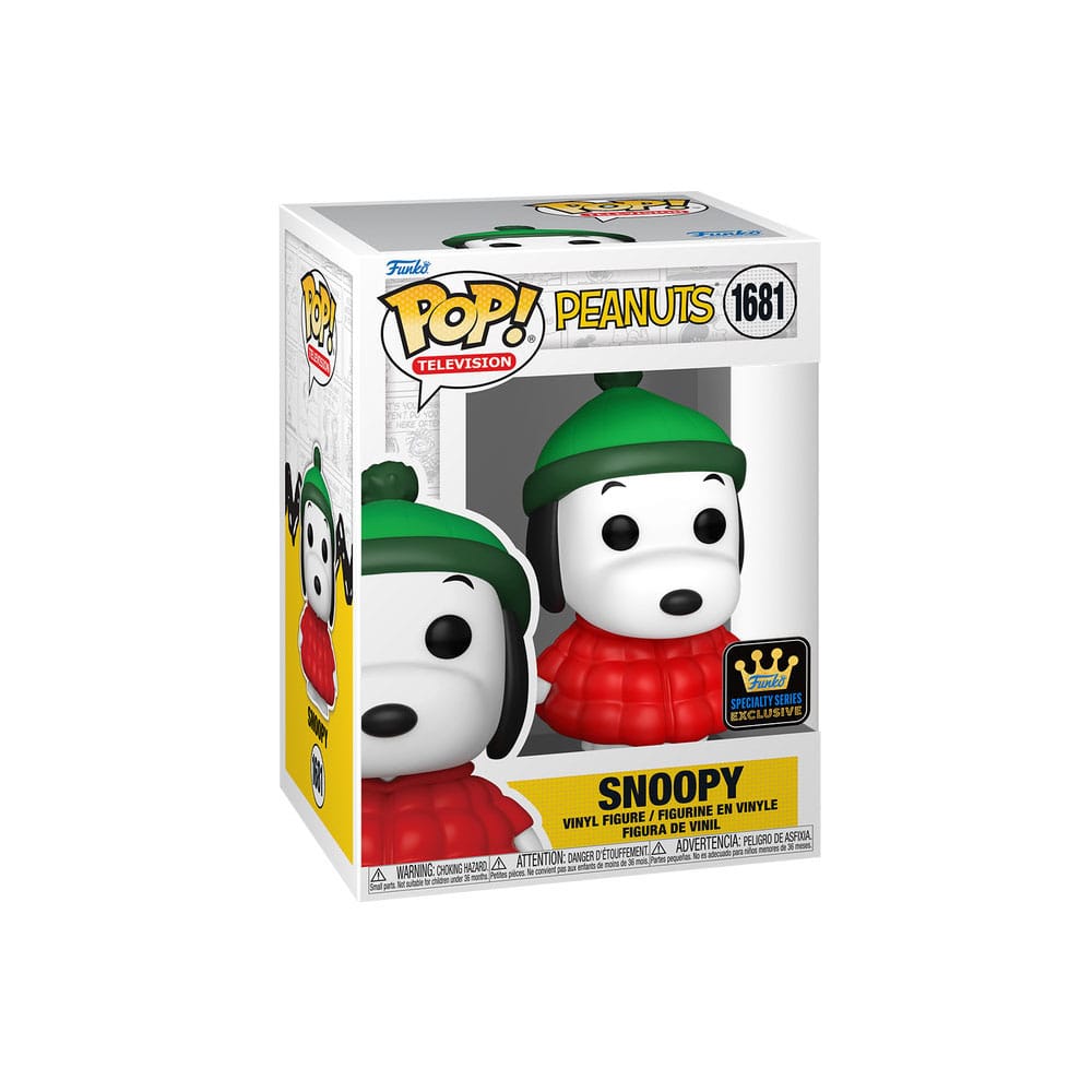 Peanuts POP! Animation Vinyl Figur Snqy in Coat w/CH 9 cm Sortiment (6) Image 2
