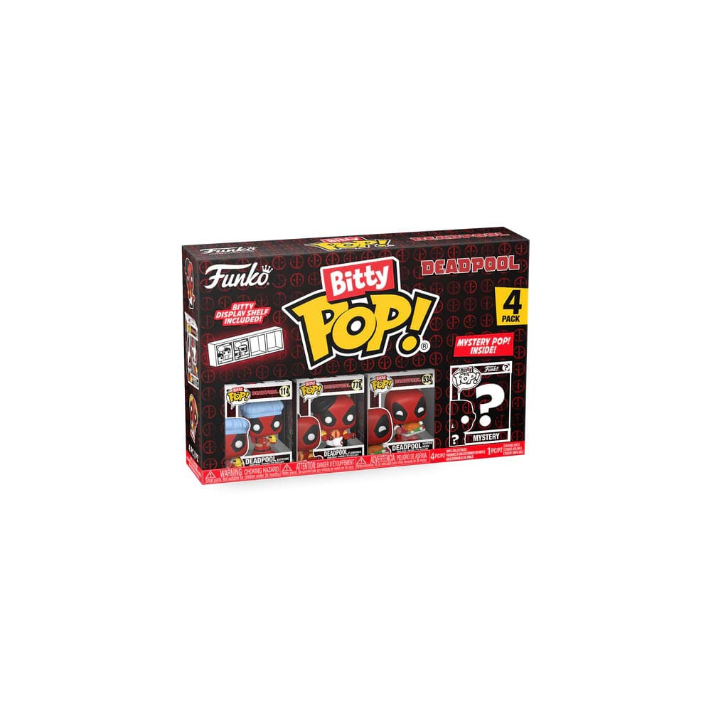 Deadpool Bitty POP! Vinyl Figuren 4er-Pack Bathtime 2,5 cm Image 2