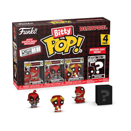 Deadpool Bitty POP! Vinyl Figuren 4er-Pack Dinopool 2,5 cm Image 1