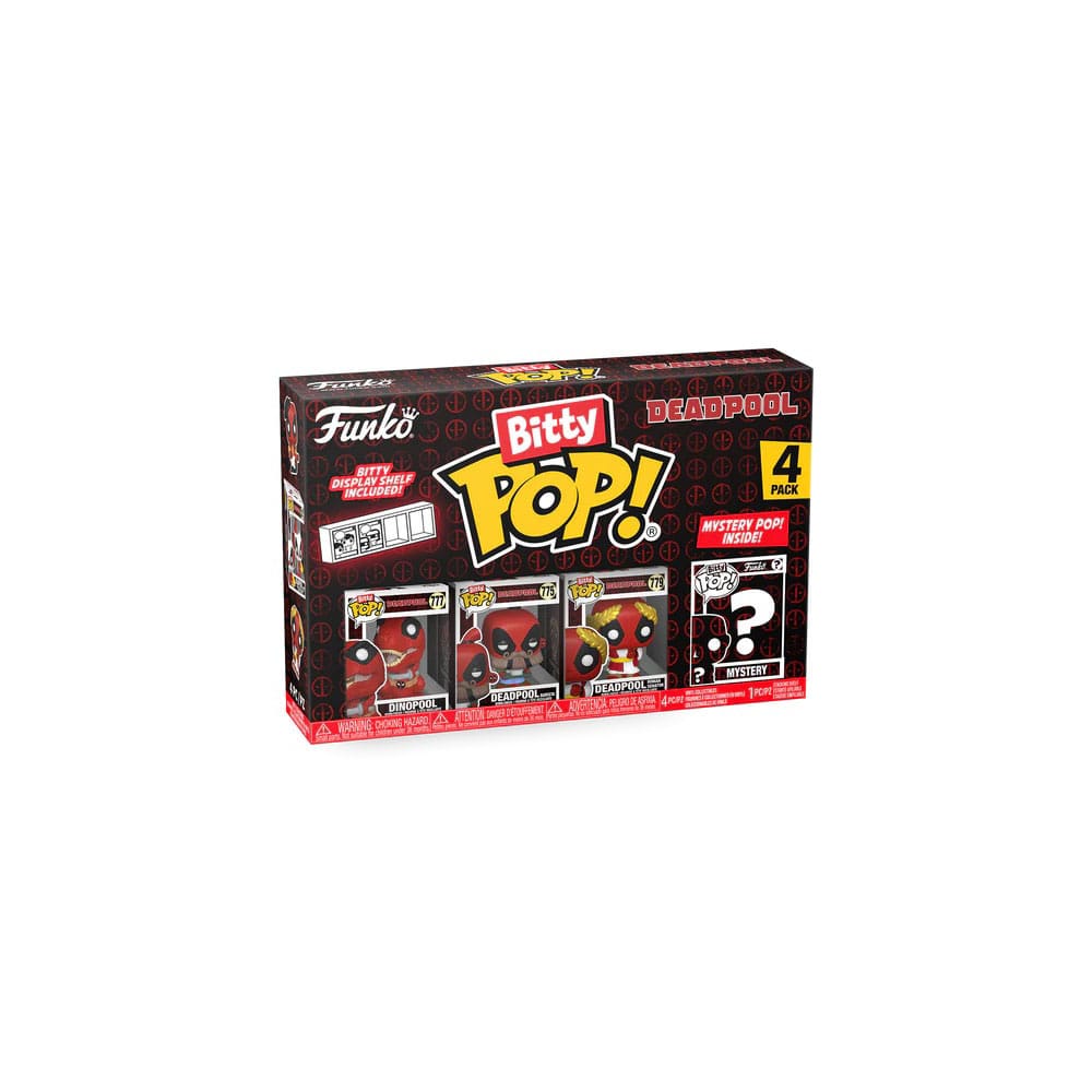 Deadpool Bitty POP! Vinyl Figuren 4er-Pack Dinopool 2,5 cm Image 2