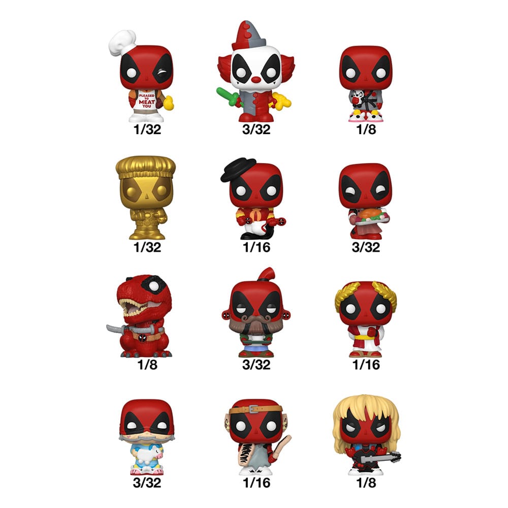 Deadpool POP! Vinyl Figuren Display (32) PDQ 2,5 cm Image 2