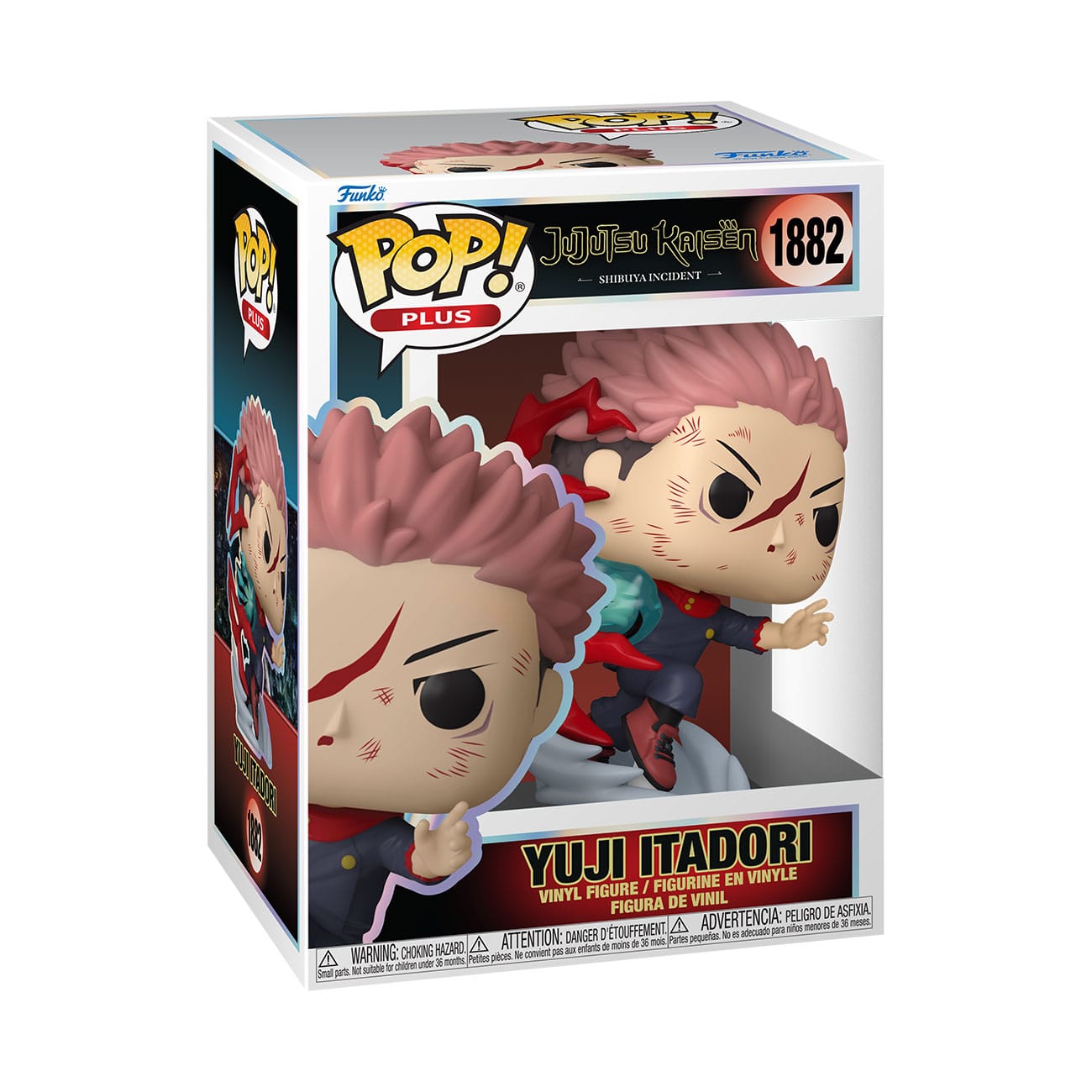 Jujutsu Kaisen POP! Plus Animation Vinyl Figuren Yuji Itadori 9 cm Image 2