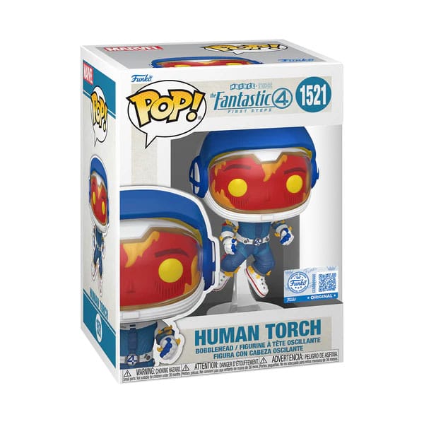 The Fantastic Four: First Steps POP! Vinyl Figur Human Torch (Astronaut) 9 cm Image 2