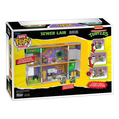 Teenage Mutant Ninja Turtles Bitty POP! Bitty Box Display mit 2 Vinyl Figuren Sewer Lair Image 6