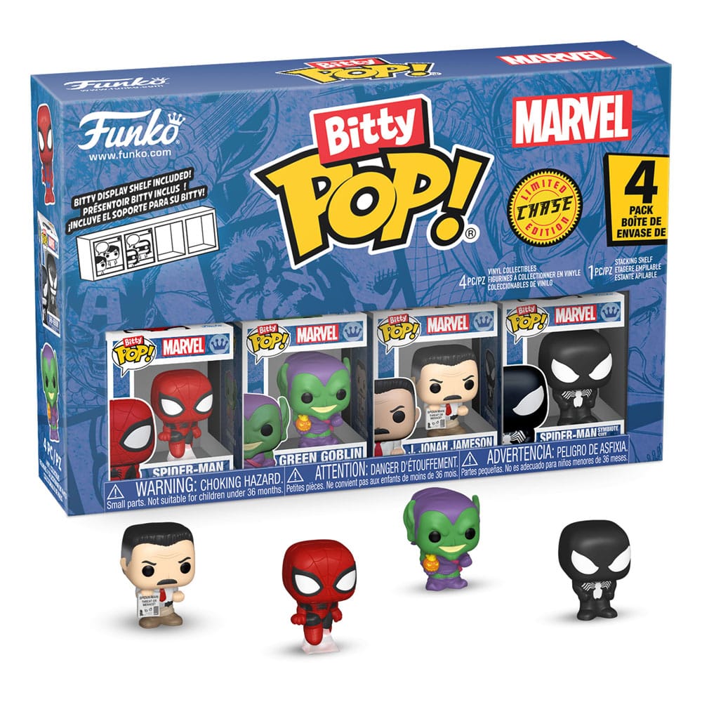 Spider-Man Bitty POP! Vinyl Figuren 4er-Pack Series 1 2 cm Image 1