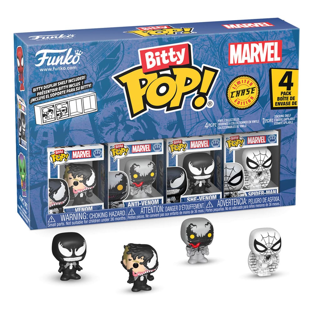 Spider-Man Bitty POP! Vinyl Figuren 4er-Pack Series 3 2 cm Image 1